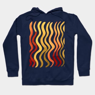 Wavy lines - autumn Hoodie